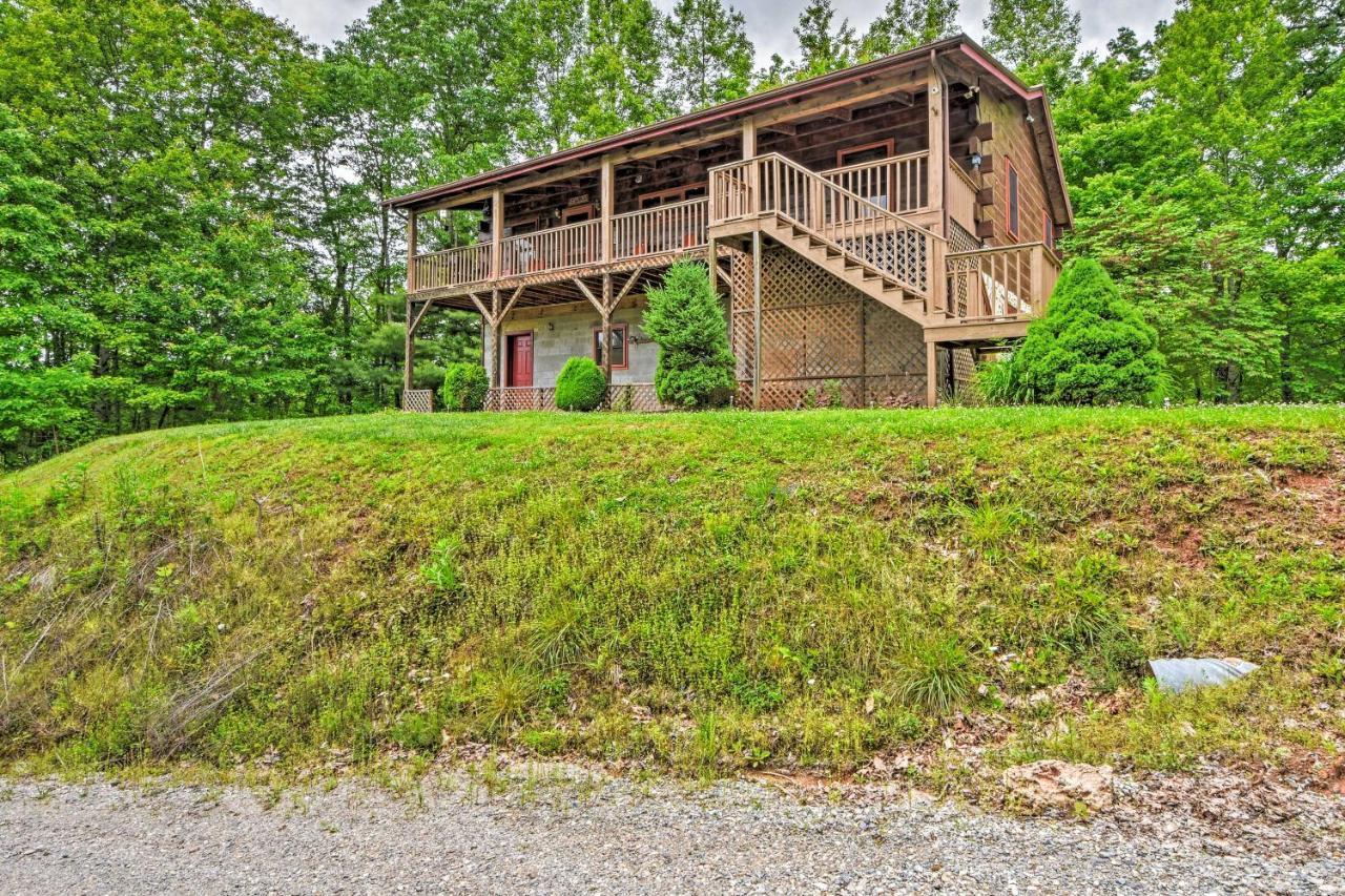 Bryson City Cabin With Hot Tub, Views And Pool Table! Esterno foto