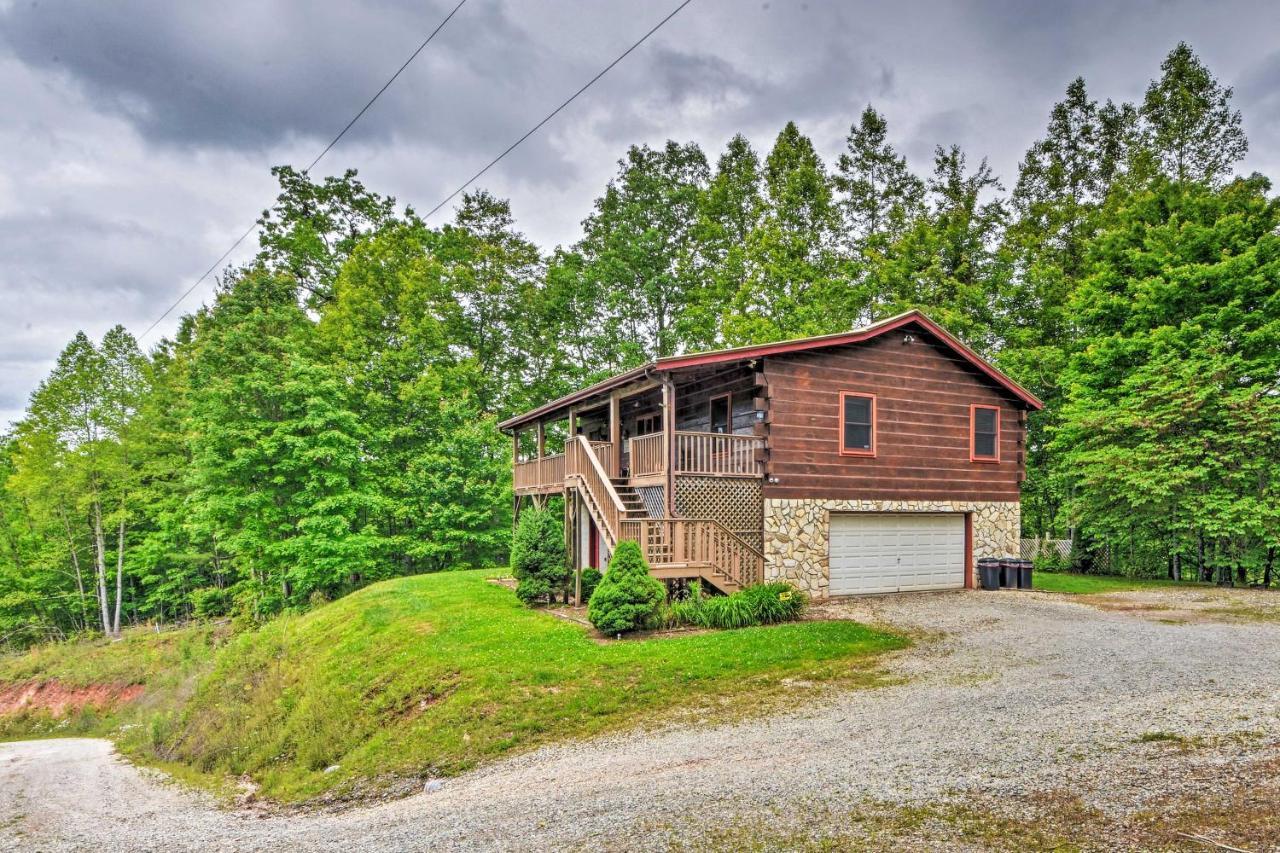 Bryson City Cabin With Hot Tub, Views And Pool Table! Esterno foto