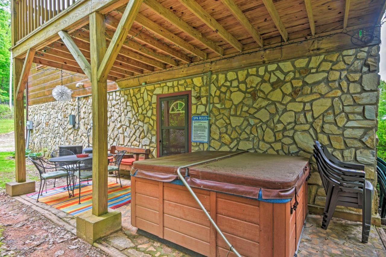 Bryson City Cabin With Hot Tub, Views And Pool Table! Esterno foto