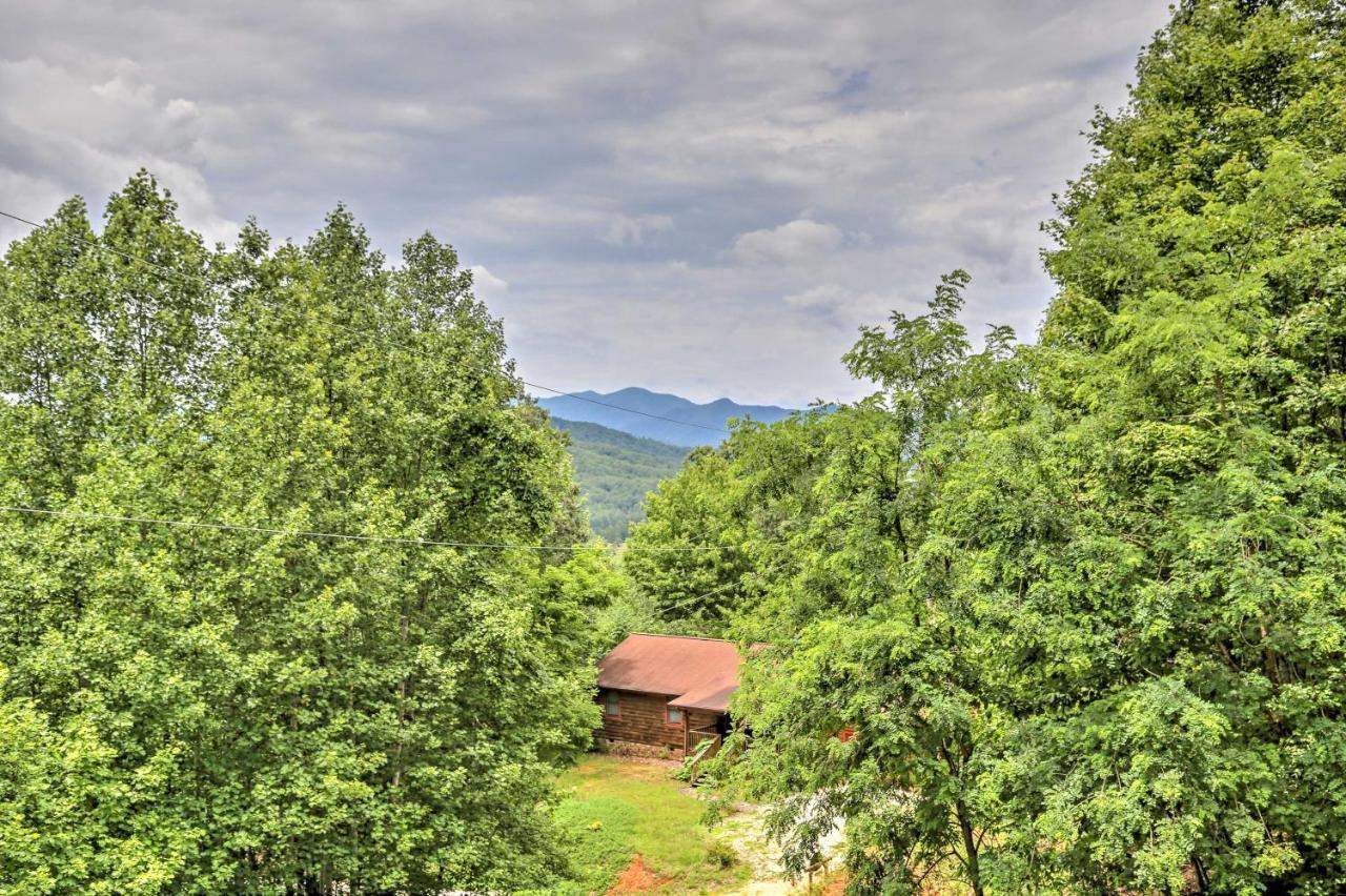 Bryson City Cabin With Hot Tub, Views And Pool Table! Esterno foto